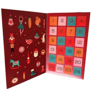 Custom Advent Calendar for Christmas Gifts Box Customized Printed Surprise Blind Box Christmas Countdown Cardboard Pre sale Ages