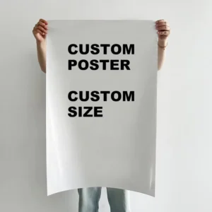 Custom Advertising A0 A1 A2 A3 A4 Large Waterproof Wall Poster Printing 30×40 Adhesive