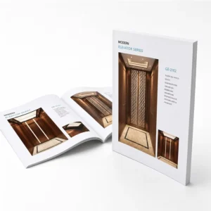 Custom Advertising Brochure Booklet Printing with Glossy Coated Paper