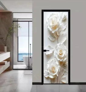 Custom Advertising Glass Window Film Decals for Presentation