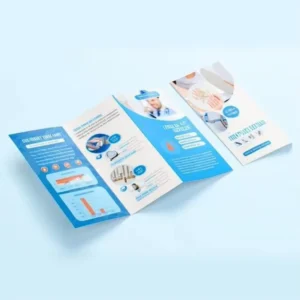 Custom Advertising Leaflets Catalogues with Art Paper Cardboard Digital Printing Film Lamination for Events Campaigns