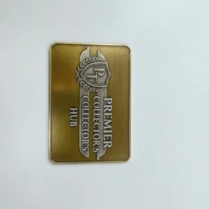 Custom Aluminum Label Embossed Logo Metal Sticker Waterproof for Perfume Candle Skincare Products