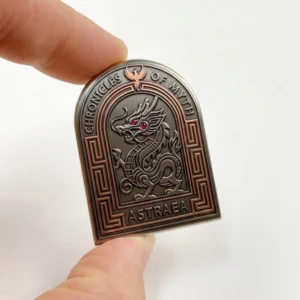 Custom Aluminum Metal Label 3D Embossed Logo Sticker for Perfume Bottle Cosmetic Packaging
