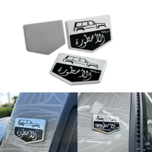 Custom Aluminum Personalized Name Plates Sticker Car Motorcycle Waterproof 3D Metal Emblem Badge Decal Sticker