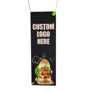 Custom Aluminum Printed Fabric Wall Hanging Advertising Banner