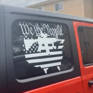 Custom American Flag Vinyl JDM Transfer Decal Car Truck Window Sticker