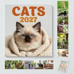 Custom Animal Themed Kittens Cat Wall Calendar Print Home Calendar