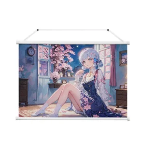 Custom Anime Art Retro Paper Poster for Home Kawaii Room Decor
