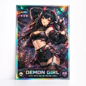 Custom Anime Holo Foil Art Prints Holographic Poster Illustration Artworks Decor Print for Store Studio Display