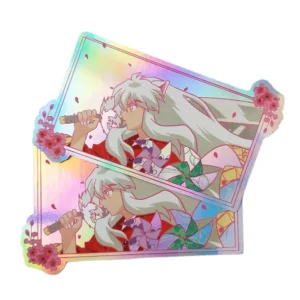 Custom Anime Metallic Laser Holographic Logo Stickers