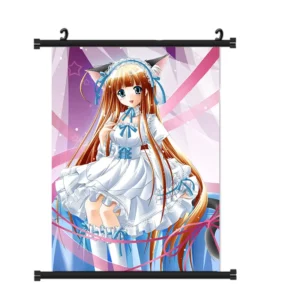 Custom Anime Self-Adhesive Paper Wall Poster Sticker Retro Kawaii Room Decor