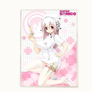 Custom Anime Self-Adhesive Wall Art Retro Paper Sticker Kawaii Room Decoration