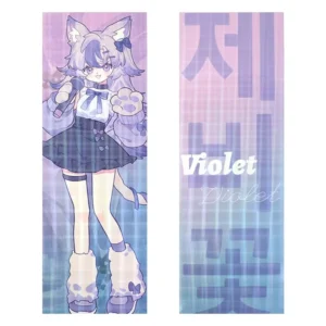 Custom Anime Wall Posters High Quality Thick Paper Waterproof Eco friendly Custom Logo Printed Expo Cards Long