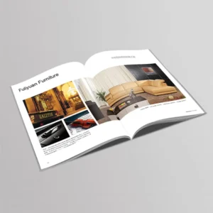 Custom Art Leaflet Catalogue Booklet Brochure Printing Service With Offset Printing On Art Paper