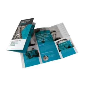 Custom Art Paper A3 A4 A5 A6 Poster Restaurant Menu Booklet Brochure Pamphlet Folded Leaflet Flyer Offset Printing