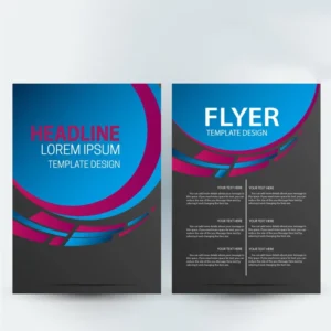 Custom Art Paper A5 Flyer Printing Leaflet Advertising Sample Flyers