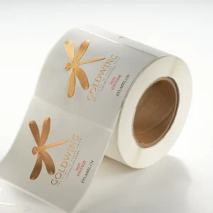 Custom Art Paper Wine Bottle Labels with Spot UV and Sculpted Embossing
