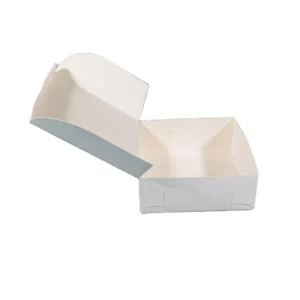 Custom Assembled Cake Paperboard Boxes with Printing and Varnishing for Food Packaging