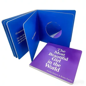 Custom Baby & Kids Board Book Printing with Mirror Pages and Coloring