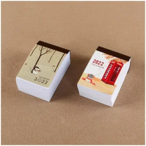 Custom Beauty Mini Advent Perpetual 365-Day Daily Tear-Off Desk Calendar