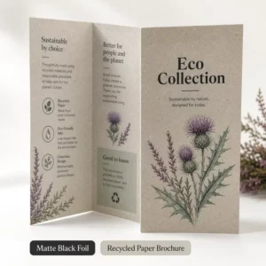 Custom Beauty Salon Brochure Tri-Fold Leaflet Skin Care Price List Pamphlet