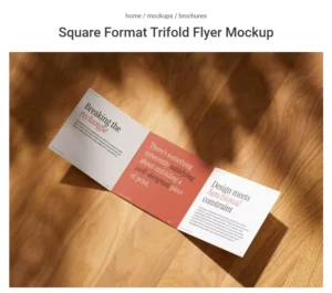 Custom Beauty Trifold Flyer and Brochure, 157gsm/200gsm Art Paper