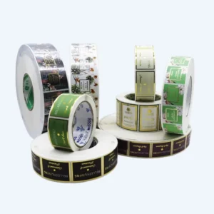 Custom Bee Honey Glass Jar Durable Waterproof Strong Adhesive Paper Labels with Color Printing