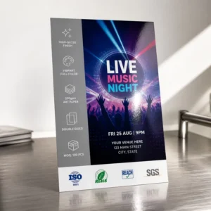 Custom Bi Fold Brochures Printing Personalized Company Profile Flyers Product Introduction Leaflets and Advertising Brochures