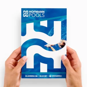 Custom Bi-fold Brochure Printing Service Matte Glossy Lamination Product Promotion Leaflet Company Profile Flyer