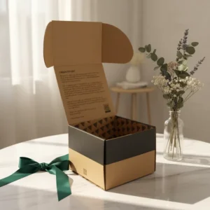 Custom Biodegradable Corrugated Paper Gift Packaging Box