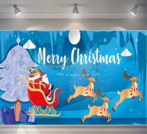 Custom Birthday Background Banner, Indoor and Outdoor, Holiday and Party Themes