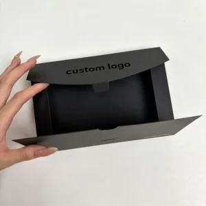 Custom Black Paper Invitation and Gift Card Envelopes, Wallet Format, Small MOQ