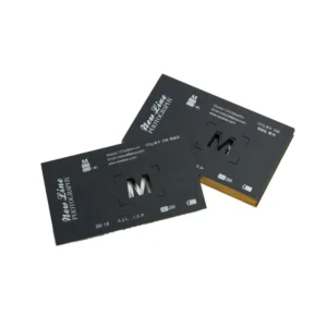 Custom Black and Gold Art Paper Business Cards with Digital Printing