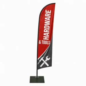 Custom Blade Banner with Pole