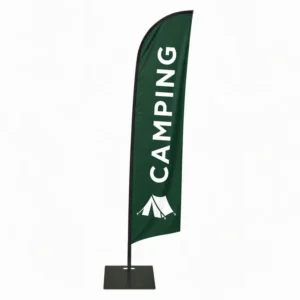 Custom Blade Banner with Pole for Outdoor Events