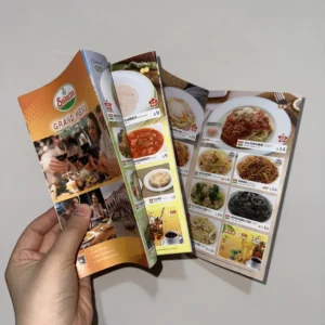 Custom Book Catalogue Booklet Printing Manual Catalogue Photos Cooking Paper Restaurant Menu Book Printing
