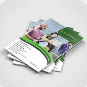 Custom Book Print Catalog Brochure Magazine Booklet Printing Custom Printed Soft Cover Full Color Flyers Pamphlet