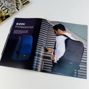 Custom Book Publishing Softcover Magazine Brochure Book Printing Catalog Softcover Book Printing With Saddle Binding