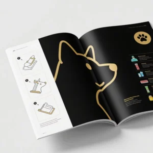 Custom Booklet Printing High Quality Catalog Brochure Magazine