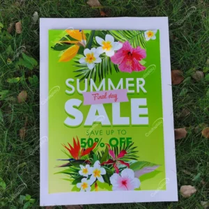 Custom Bright Color Washable Vinyl Advertisement Poster Printing A0 A1 A2 A3 A4