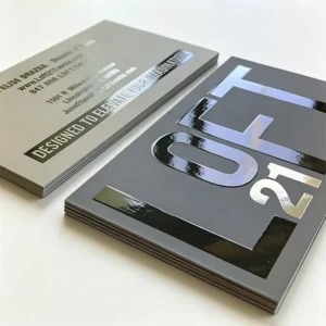 Custom Brochure Matte Lamination Glossy Spot UV Gold Silver Foil Stamping Offset Printing