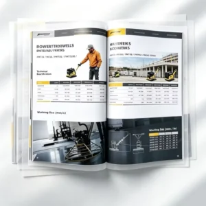 Custom Brochure Printing Service Professional Booklet & Catalog Printing with Full Color CMYK
