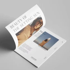 Custom Brochures Soft Cover Catalogs Magazines Books Printing Service Fancy Paper Cardboard Offset Paper Hot Stamping
