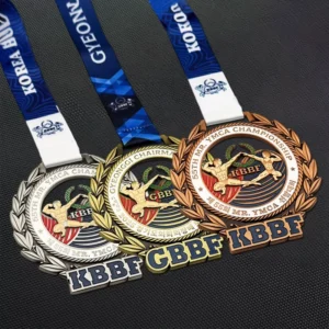 Custom Bronze Gold Silver Copper Metal Rotatable Cricket, Table Tennis and Pickleball Medals
