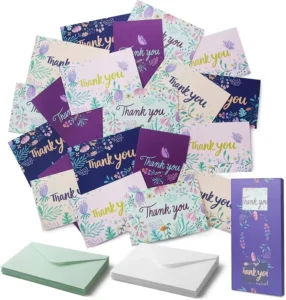 Custom Bronzing Style Various Sizes of Material Colorful Free Design logo Thank You Card for Gift Decoration