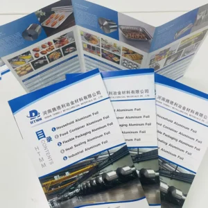 Custom Business Air Flyer Kraft Cardboard Paper Hot Stamping Catalog Printing