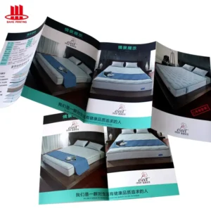 Custom Business Brochures Flyers Perfect Binding Hard Cover Duplex Board CMYK Color Offset Printing Embossing Coated Cardboard