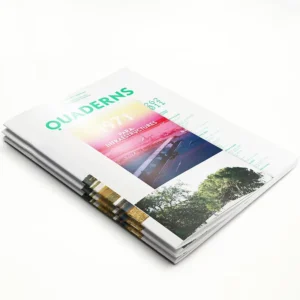 Custom Business Brochures Flyers Printing Service with Offset Printing Hot Stamping Embossing Art Coated Paper
