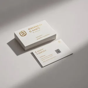 Custom Business Card Printing Service with Logo