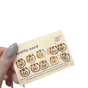 Custom Business Cards Printing Embossed Number Gift Loyalty Stamp CR80 Card Style Paper Business Cards With Logo Luxury